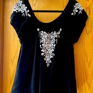 Silk blouse, Karen Kane XL